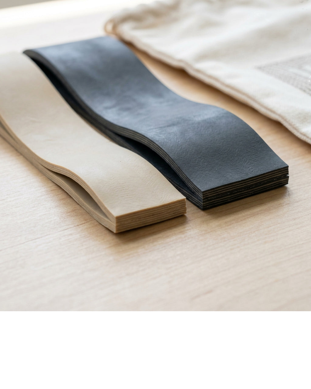 Wpfxd Paired Latex Power Loop Band Set 208 cm Sand Charcoal - Detail view